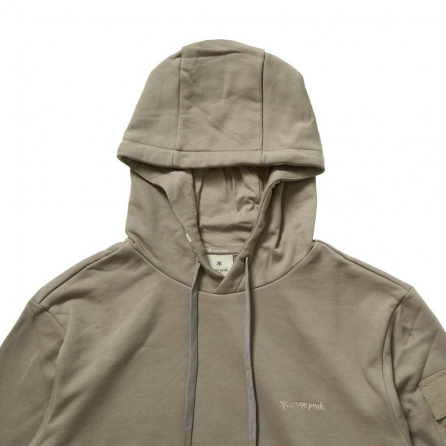 2025秋冬 スノーピーク メンズ アウトドアカジュアル スウェットパーカー Land Pocket Hood T-Shirt S25FMFHD60 snow peakの画像