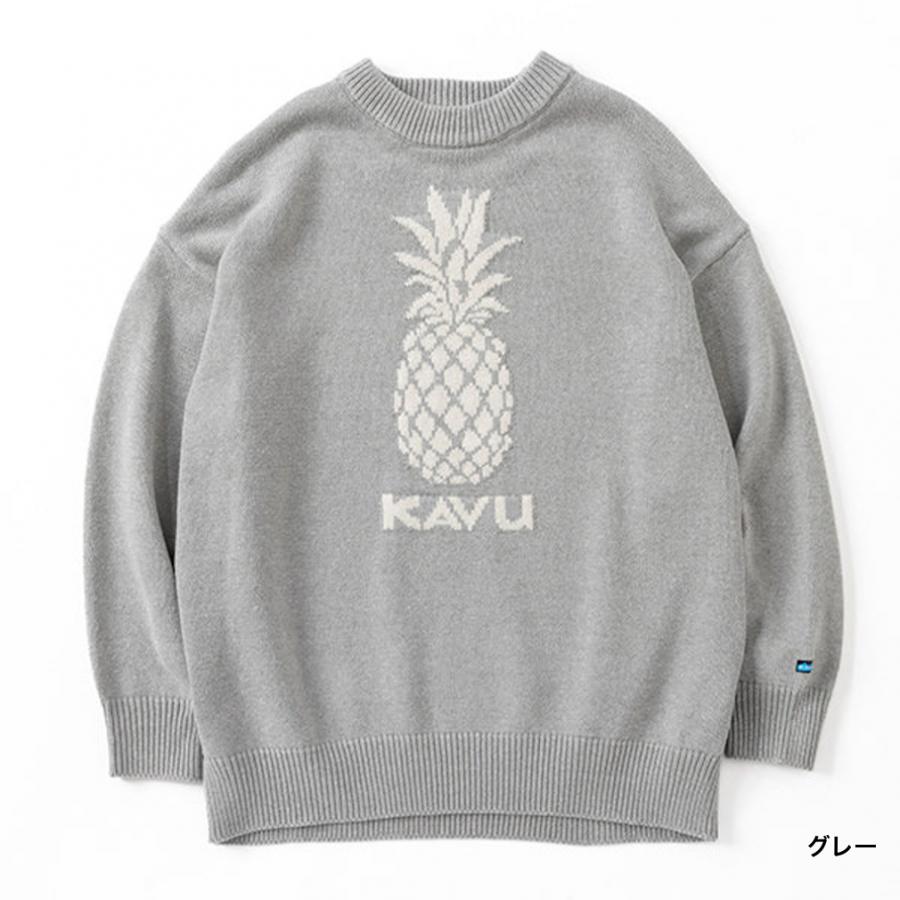 KAVU（カブー） メンズ アウトドア ニット セーター Pineapple Knit