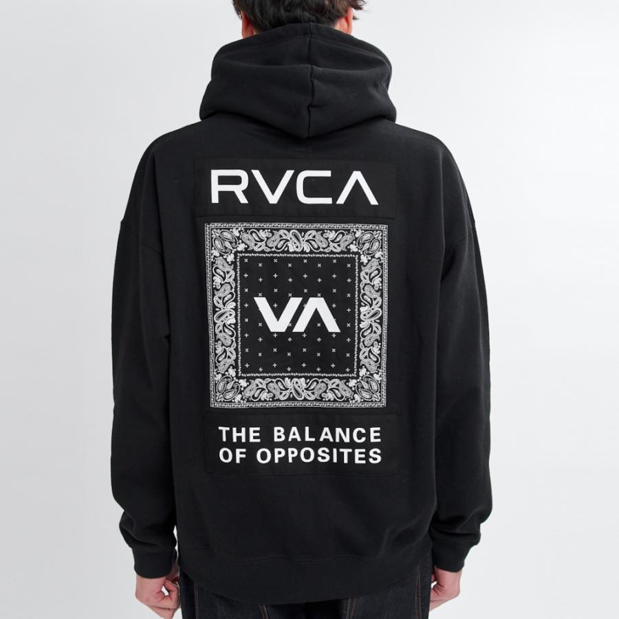 2025秋冬 【アルペン限定】 ルーカ メンズ アウトドアカジュアル スウェットパーカー BANDANA BALANCE PATCH HD BF042P07 RVCA_4