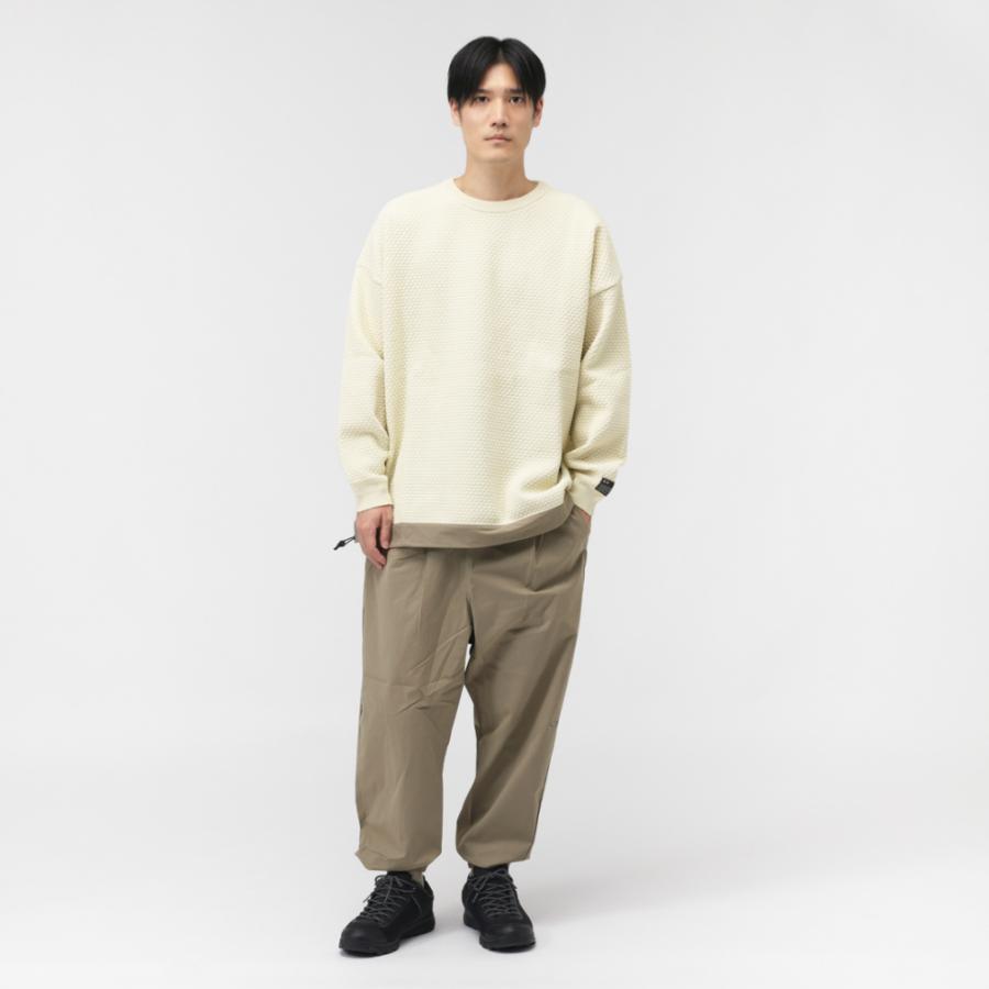 メンズウェア RUFFLOG STRECH WARM WIDE SLACKS KHAKI 1_c2962b6f-e4b2-4bbe-aaaf-