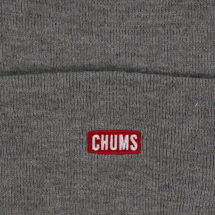 チャムス トレッキング 帽子 ニットキャップ Knit Cap CHUMS Logo CH05-1214 G005 : グレー CHUMS｜alpen-group｜03