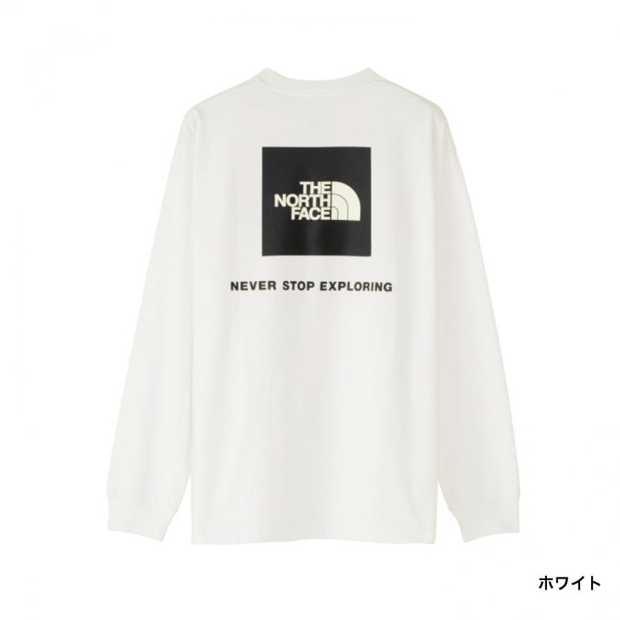 2023秋冬 ザ・ノース・フェイス アウトドア 長袖Tシャツ ロングスリーブバックスクエアロゴティー NT82333 THE NORTH FACE｜alpen-group｜02