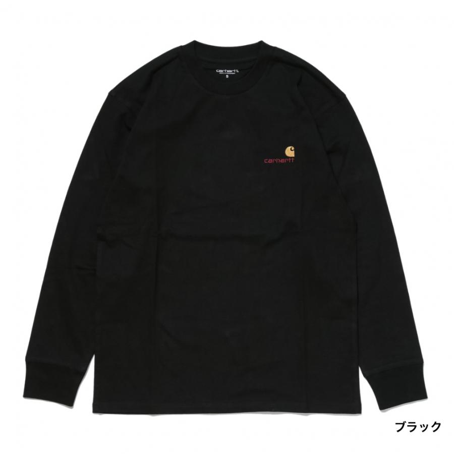 カーハート メンズ アウトドア 長袖Tシャツ L/S AMERICAN SCRIPT T