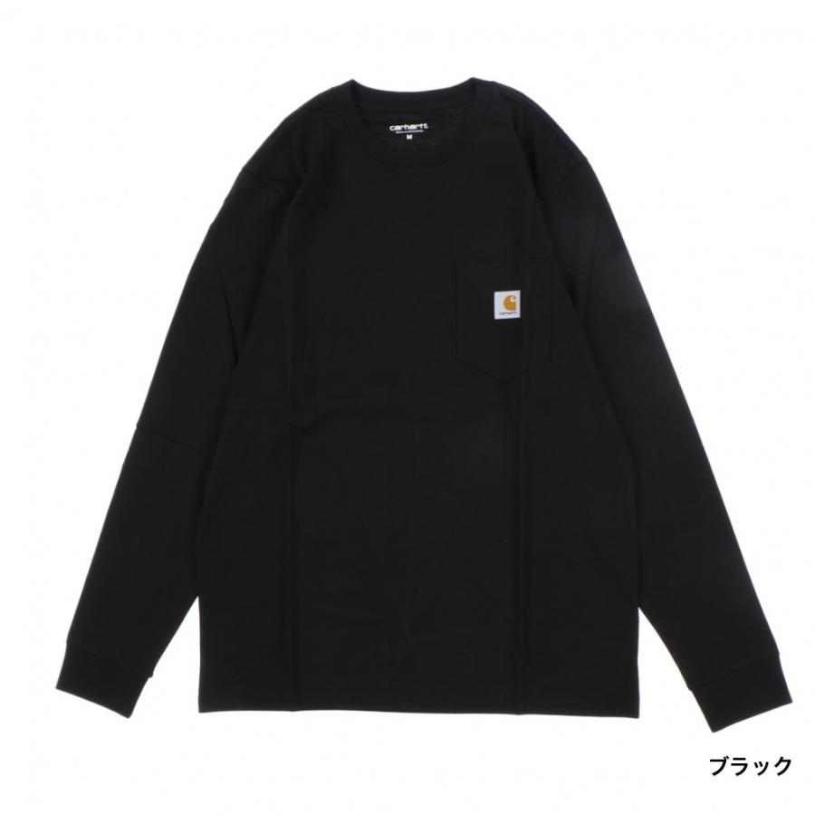 カーハート メンズ アウトドア 長袖Tシャツ ロングスリーヴ ポケットT