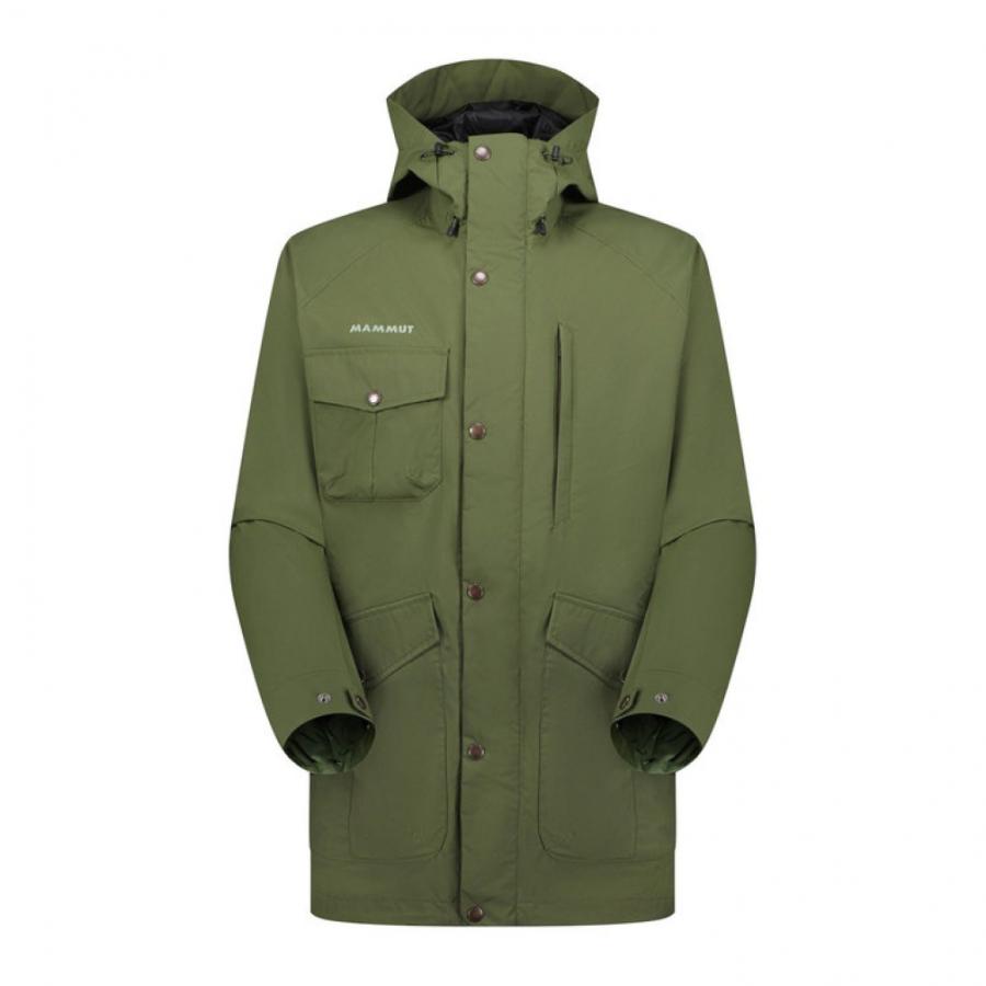 未使用タグ付 XL マムート マウンテン ソフトシェル パーカー カーキ MAMMUT（マムート） マウンテンパーカー ウインドブレーカー