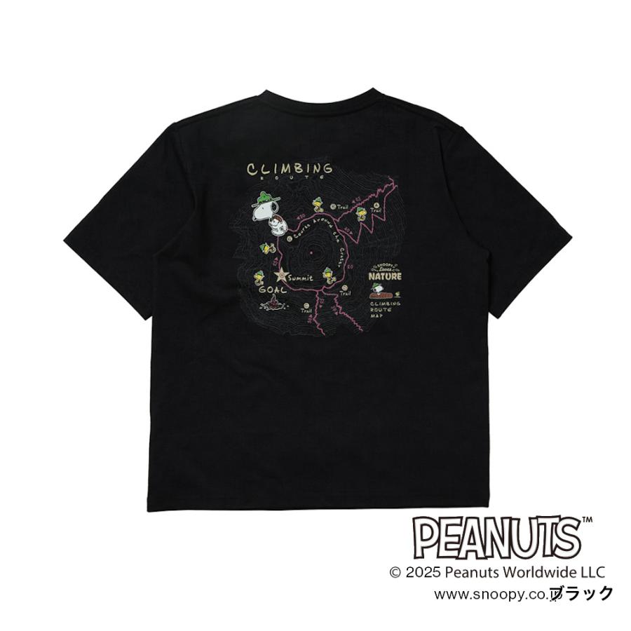 PEANUTS 2025春夏 ティゴラ レディース アウトドア 半袖Tシャツ