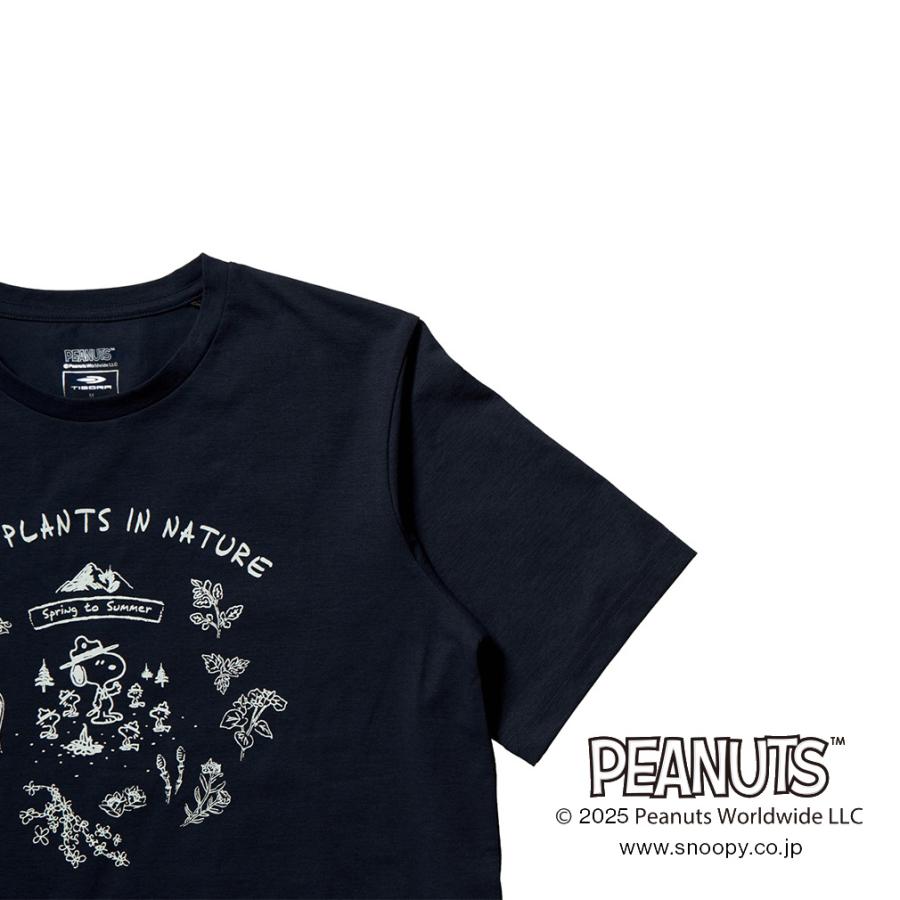 PEANUTS 2025春夏 ティゴラ レディース アウトドア 半袖Tシャツ
