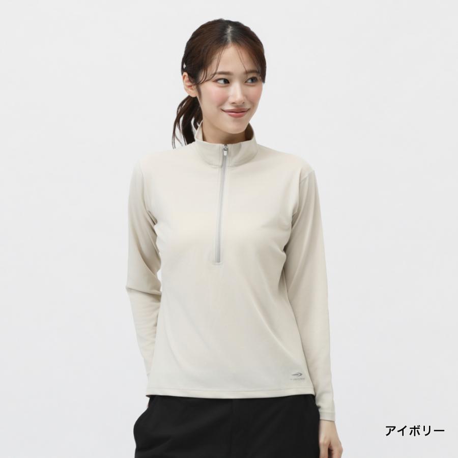 ブラック ハーフジップ シャツ レディース 楽天市場】レディース ハーフジップシャツ（レディース