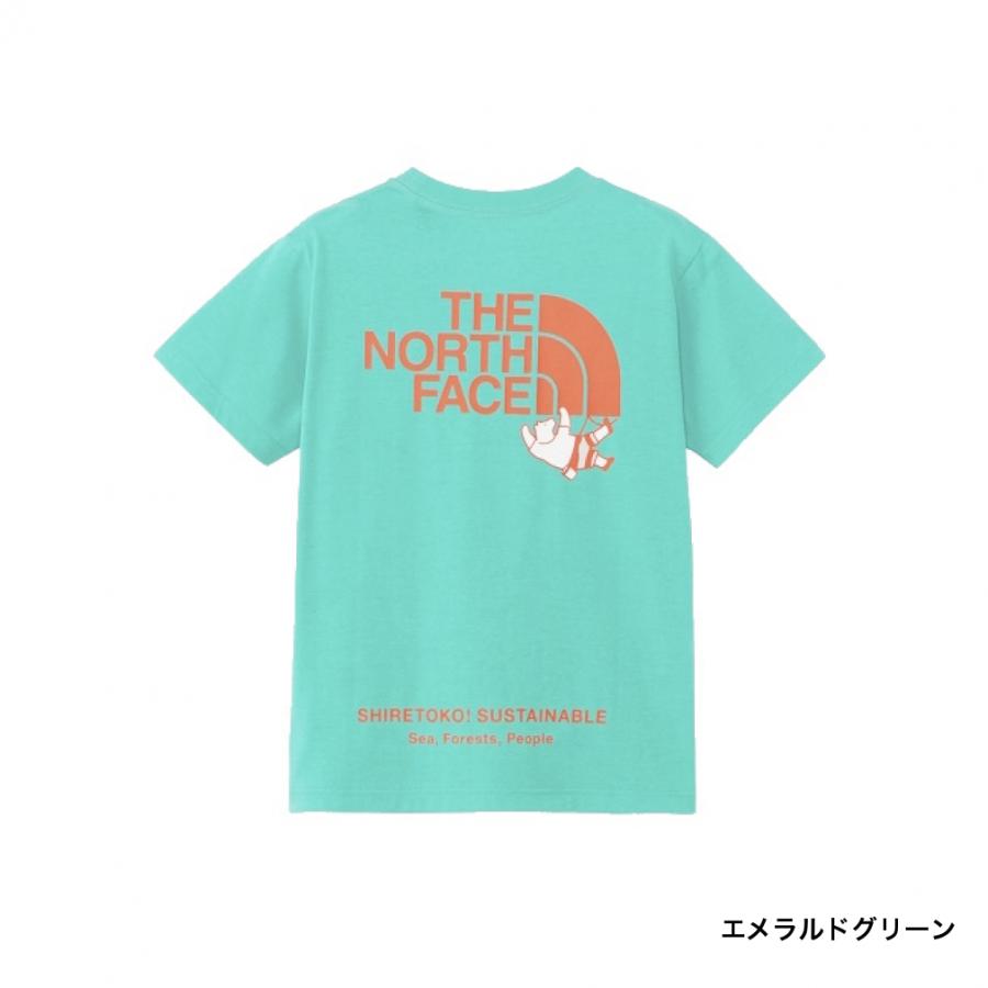 2024春夏 ザ・ノース・フェイス アウトドア 半袖Tシャツ S/S Shiretoko Toko Tee キッズ ショートスリーブシレトコトコティー NTJ32430ST THE NORTH FACE｜alpen-group｜04