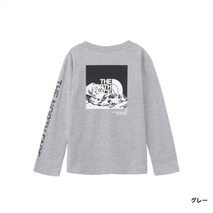 2024春夏 ザ・ノース・フェイス アウトドア ジュニア キッズ 子供 長袖Tシャツ ロングスリーブスリーブグラフィックティー NTJ32334 THE NORTH FACE｜alpen-group｜02