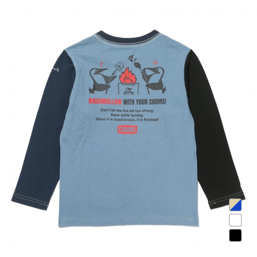 CHUMS（チャムス） メンズ アウトドア 長袖Tシャツ Kd Marshmallow