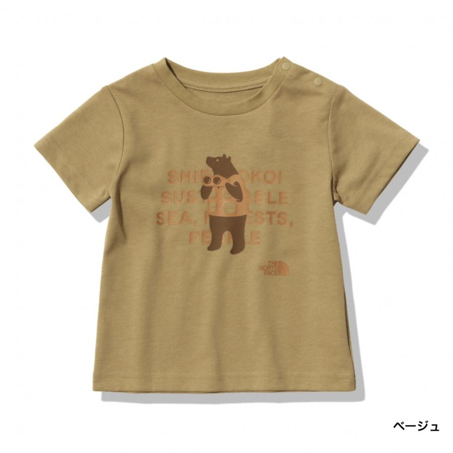 2023春夏 ザ・ノース・フェイス ジュニア キッズ 子供 アウトドア 半袖Tシャツ ベビー ショートスリーブシレトコトコティー NTB32337ST THE NORTH FACE｜alpen-group｜04