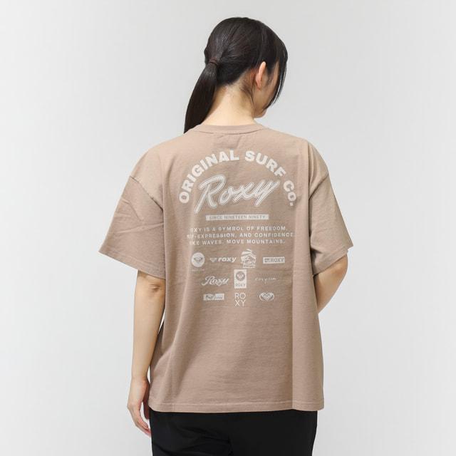 RCサクセション RHAPSODY Tシャツ 限定カラー　ベージュ　M サイズ ROXY（ロキシー） 2026春夏 レディース アウトドアカジュアル 半袖T
