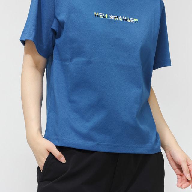 新品 ヘリーハンセンtシャツヘリーブルー 130 2枚140 1枚 HELLY HANSEN（ヘリーハンセン） レディース アウトドア 半袖Tシャツ