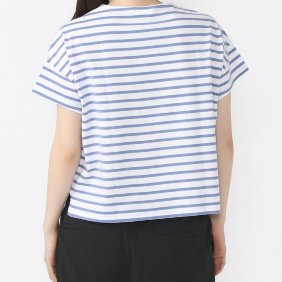 半袖ボートネック リネンシャツ 【ORCIVAL】 オーシバル レディース アウトドア 半袖Tシャツ ボートネックS/Sプル