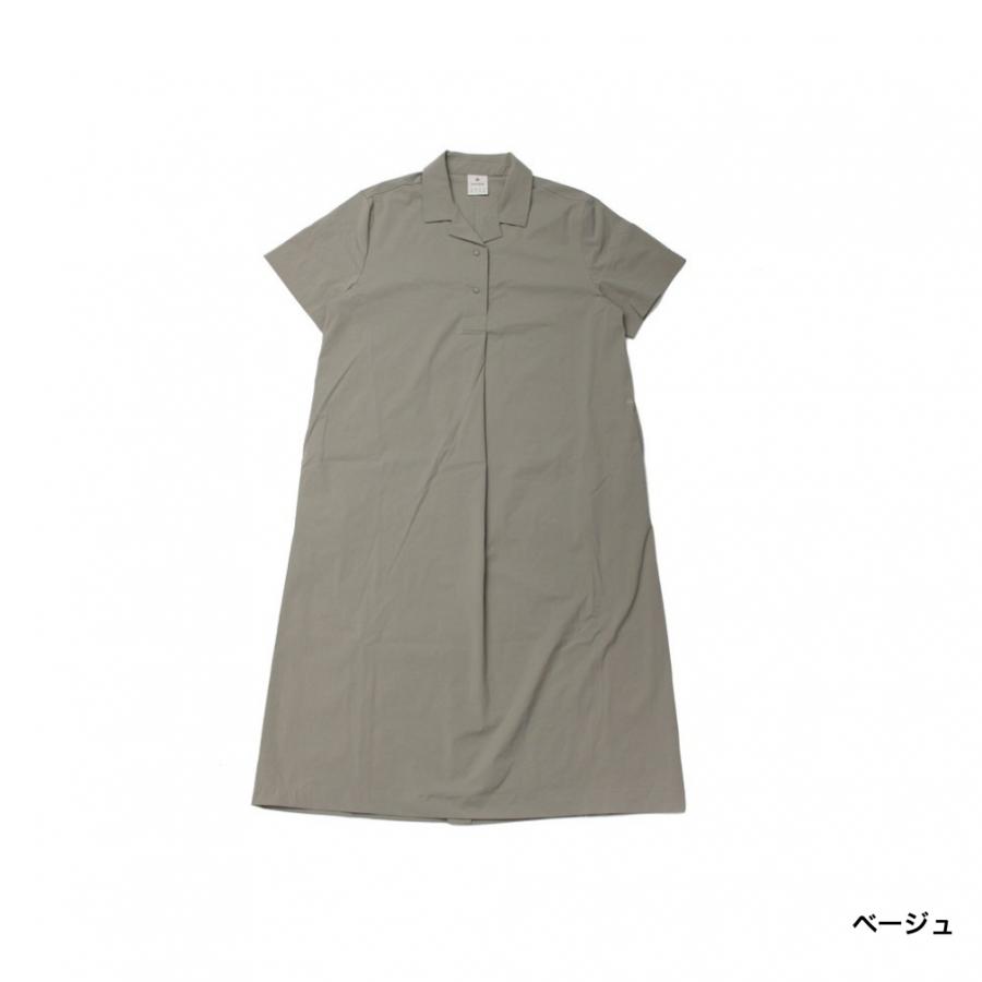 スノーピーク レディース アウトドア ワンピース Cooling Root Collared Dress S25MWROP61 snow peakの画像
