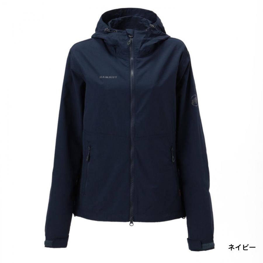 ゲリラセール ‼️美品【MAMMUT】フードジャケット レディース M ネイビー MAMMUT（マムート） レディース アウトドア ジャケット ハイキング