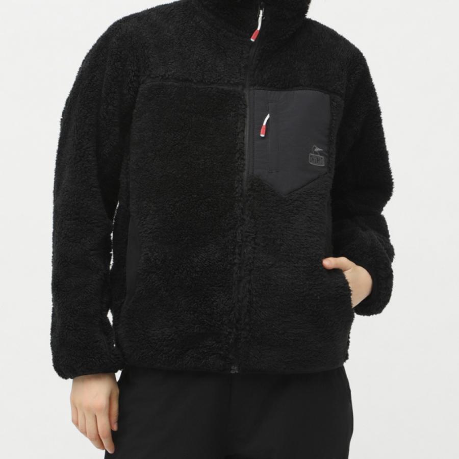 CHUMS ボンディングフリースブランケット ブラック フリーサイズ CHUMS（チャムス） レディース アウトドア フリースジャケット