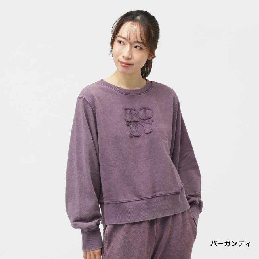 ロキシー　パープル　Lサイズ　トレーナー　新品未使用タグ付き ROXY（ロキシー） 2025秋冬 【アルペン限定】 レディース アウトドア