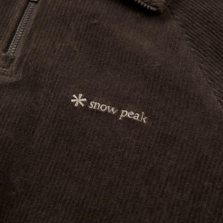 2025秋冬 スノーピーク レディース アウトドアカジュアル スウェットトレーナー Corduroy Wmn s Half Zip Sweatshirt S25WWFZT71 snow peak | snow peak | 07