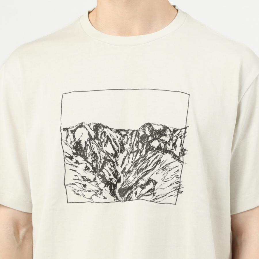 スノーピーク アウトドア 半袖Tシャツ Mt.Tanigawa Printed S/S T shirt ATS23SU701 snow peak