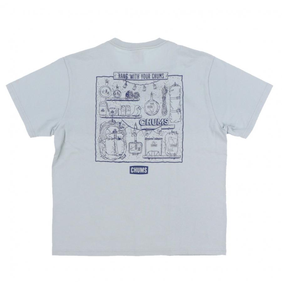 チャムス アウトドア 半袖Tシャツ CHUMS Camp Gear T-Shirt ALPEN SMU キャンプギアT CHUMS｜alpen-group｜12