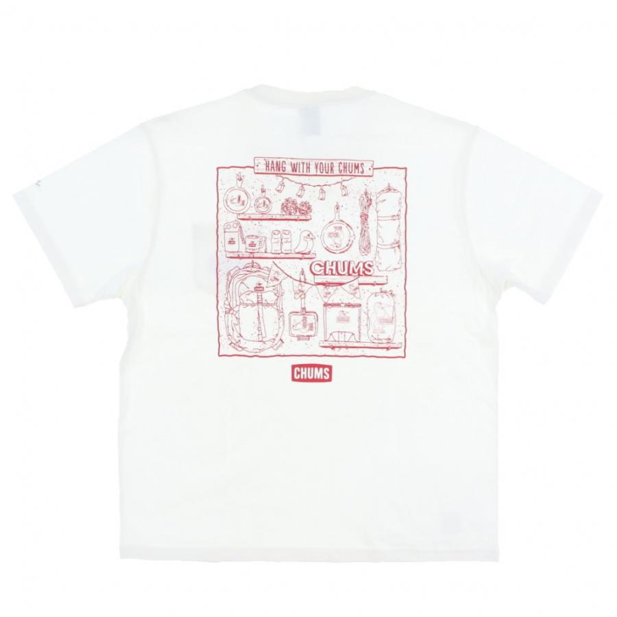 チャムス アウトドア 半袖Tシャツ CHUMS Camp Gear T-Shirt ALPEN SMU キャンプギアT CHUMS｜alpen-group｜14