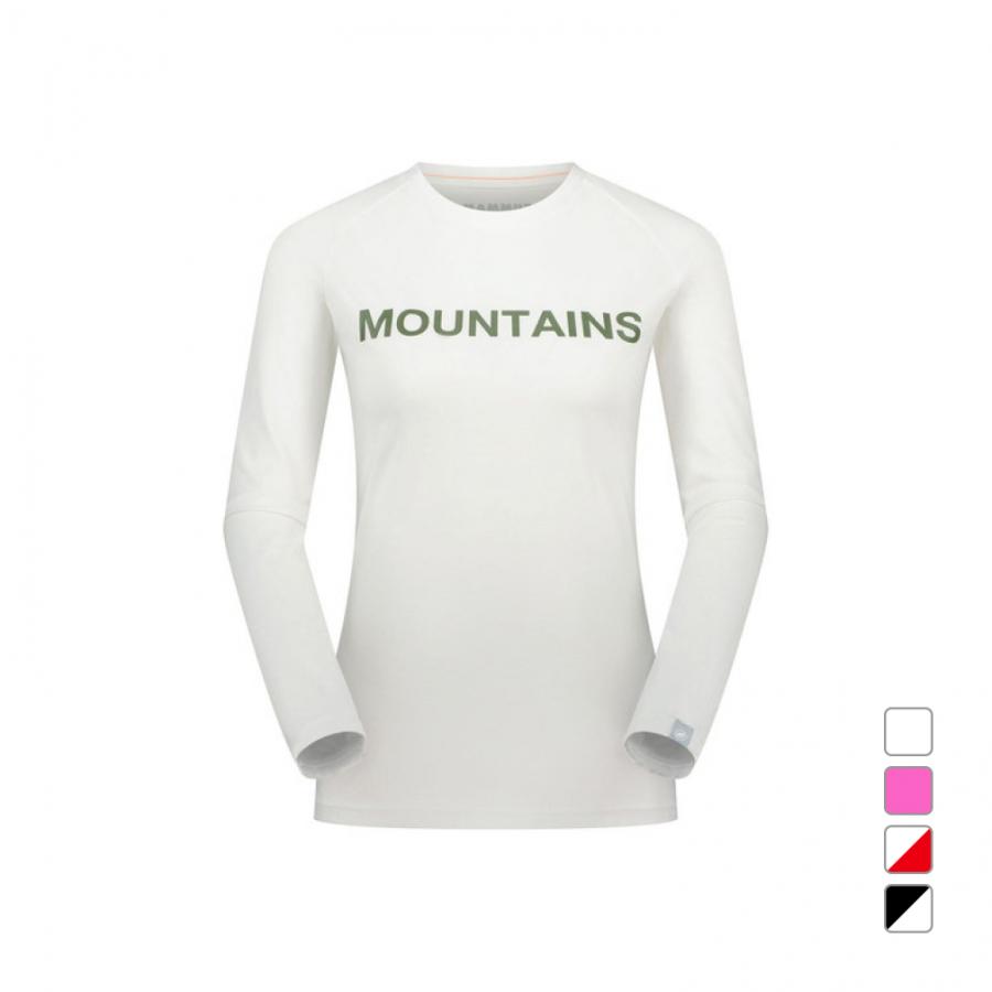 MAMMUT（マムート） レディース 長袖Tシャツ キューディー ロゴ