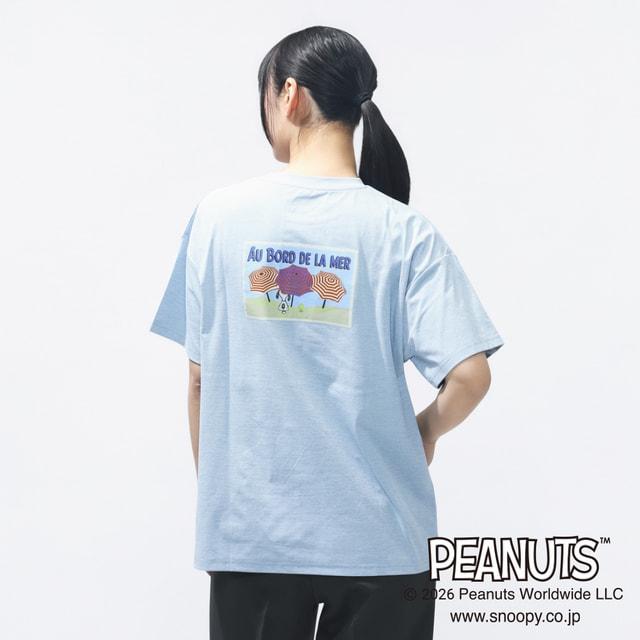 PEANUTS ピーナッツ スヌーピー レディース 半袖 Tシャツ UVカット