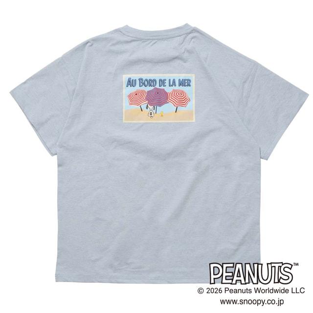PEANUTS ピーナッツ スヌーピー レディース 半袖 Tシャツ UVカット