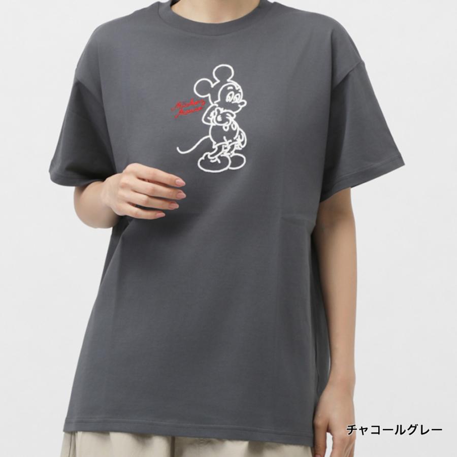 Disney（ディズニー） レディース 半袖 Tシャツ UVコットン