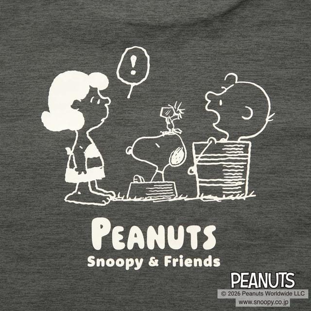 PEANUTS ピーナッツ スヌーピー レディース 半袖 Tシャツ UVカット
