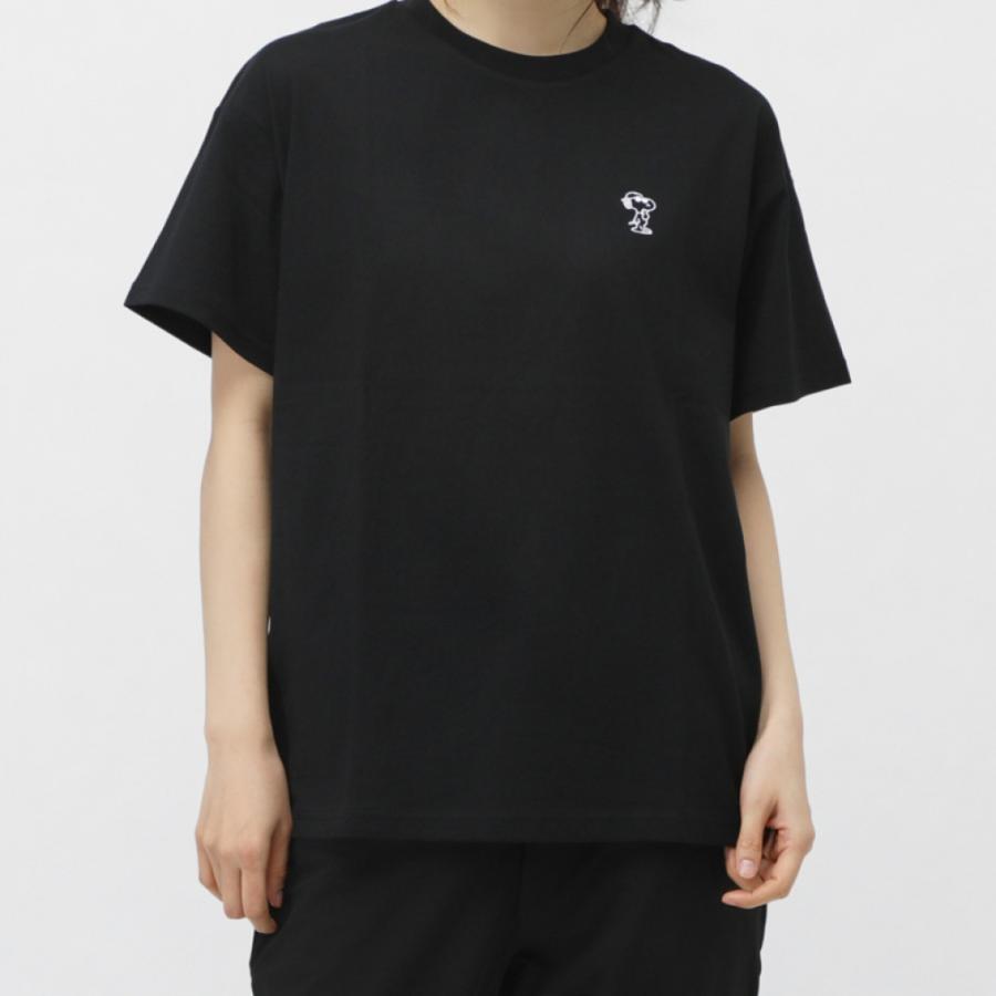PEANUTS ピーナッツ スヌーピー レディース 半袖 Tシャツ UVコットン