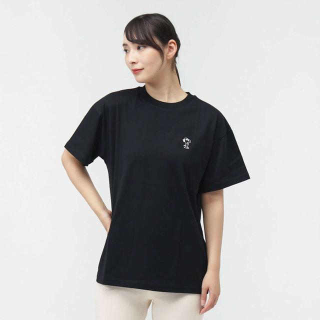 PEANUTS ピーナッツ スヌーピー レディース 半袖 Tシャツ UVコットン