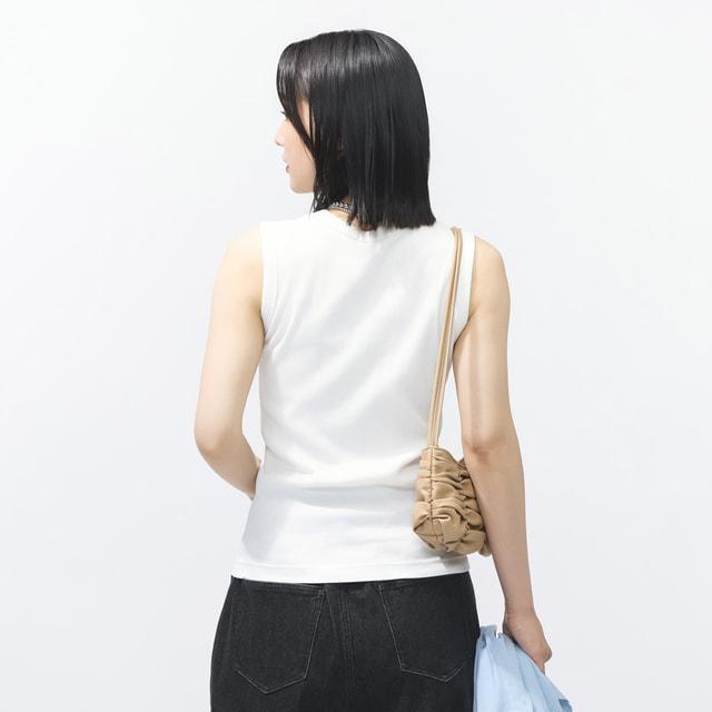 TIGORA（ティゴラ） レディース ノースリーブ シャツ UVカットリブ