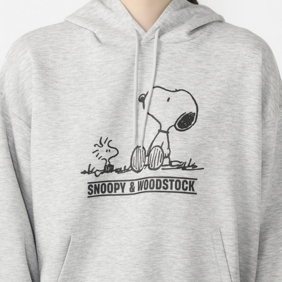 ACLENT×PEANUTS ピーナッツコラボパーカー PEANUTS ピーナッツ スヌーピー レディース スウェット パーカー
