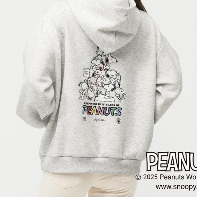 PEANUTS ピーナッツ スヌーピー レディース スウェット パーカー