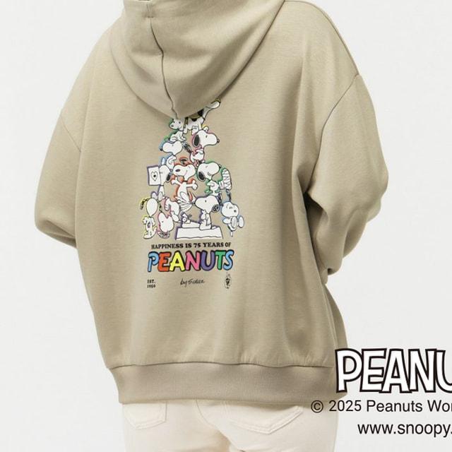 PEANUTS ピーナッツ スヌーピー レディース スウェット パーカー