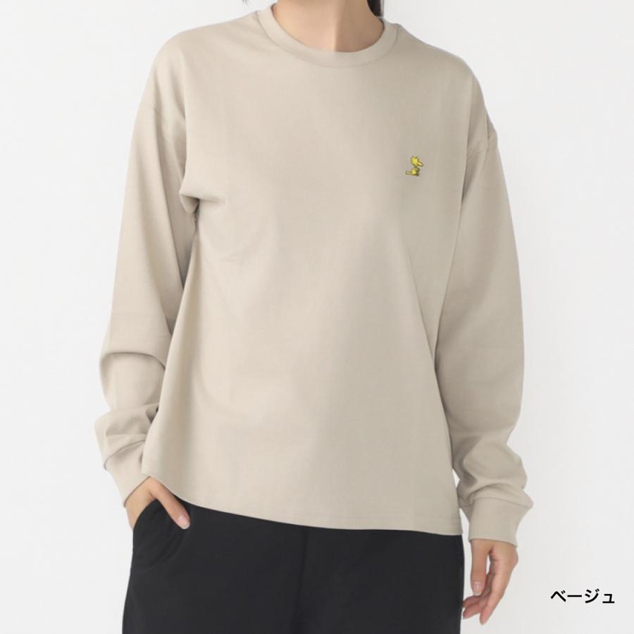 PEANUTS ピーナッツ スヌーピー レディース 長袖 Tシャツ ロングT