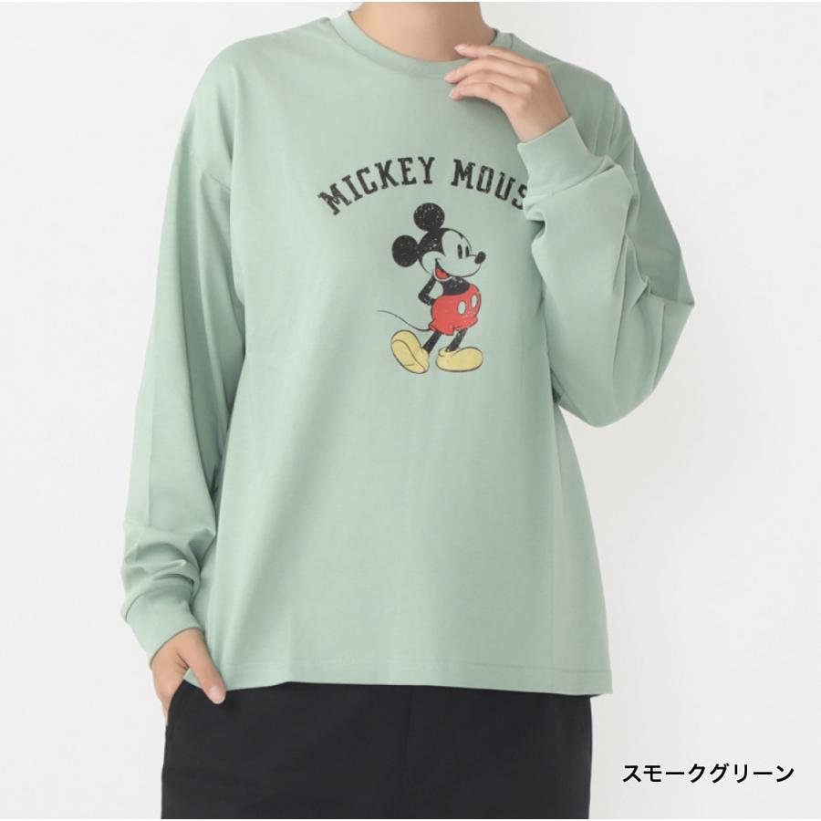 Disney（ディズニー） レディース 長袖 Tシャツ DN ロングTシャツ TRDN