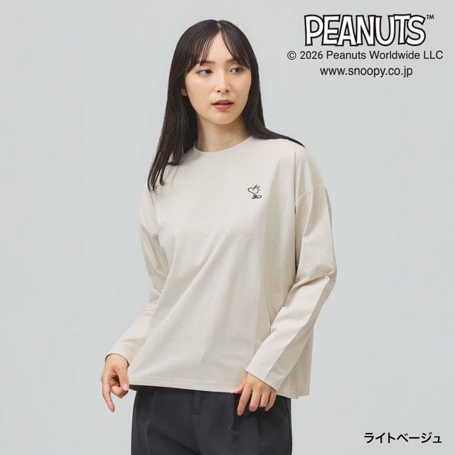 レディース長袖TシャツSNOOPY(PEANUTS)コラボ PEANUTS ピーナッツ スヌーピー レディース 長袖 Tシャツ グラフィック