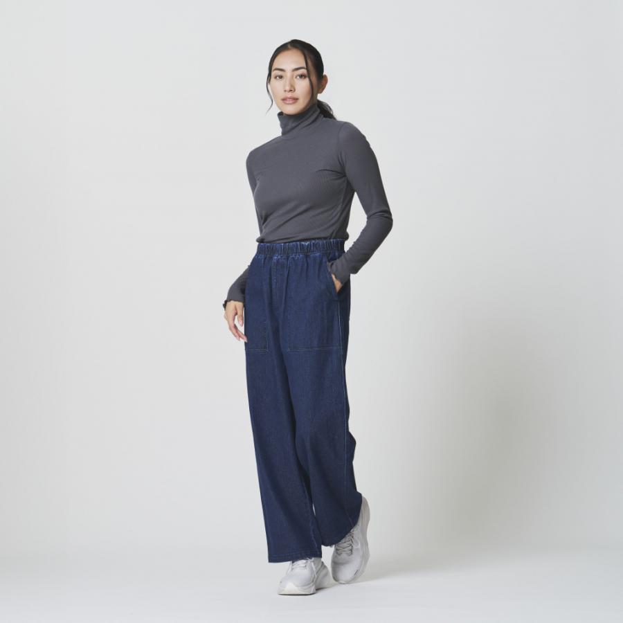 TIGORA（ティゴラ） レディース 長袖 Tシャツ ストレッチリブ