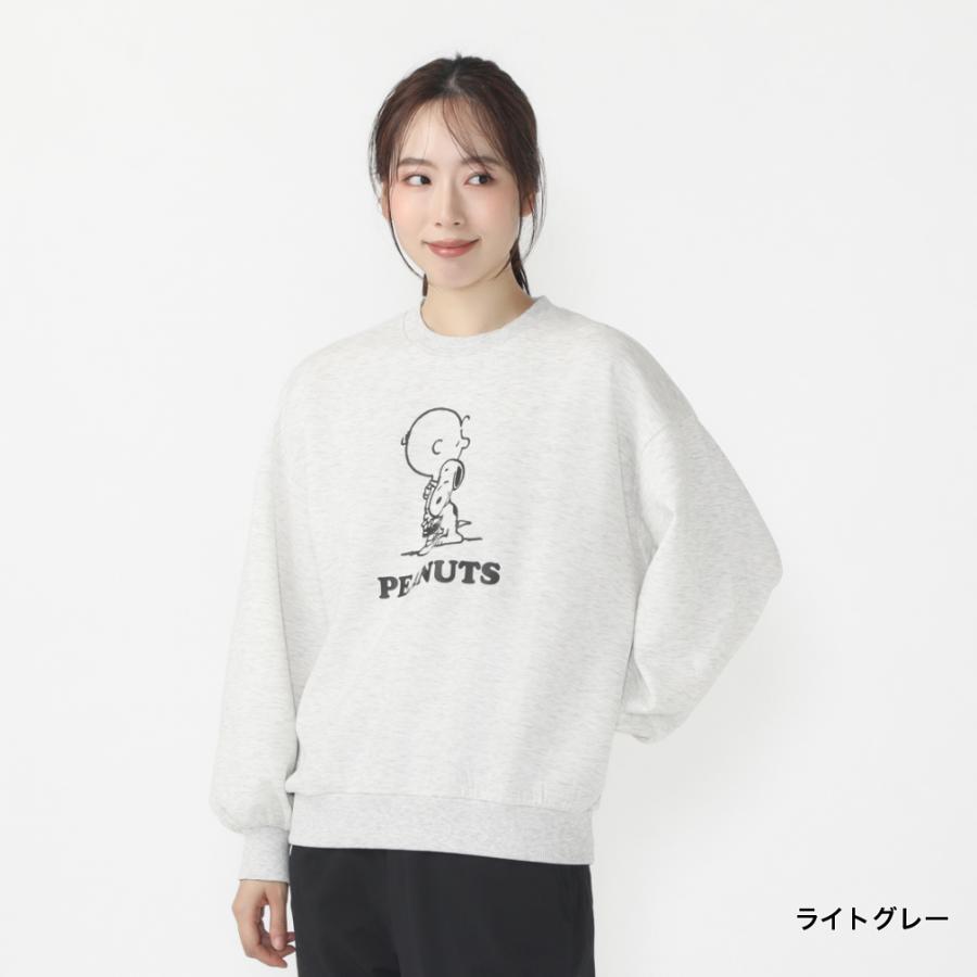 いいネット通販 - 全国送料無料でお届けします ピーナッツ PEANUTS スヌーピー スウェット レディース トレーナー/スウェット