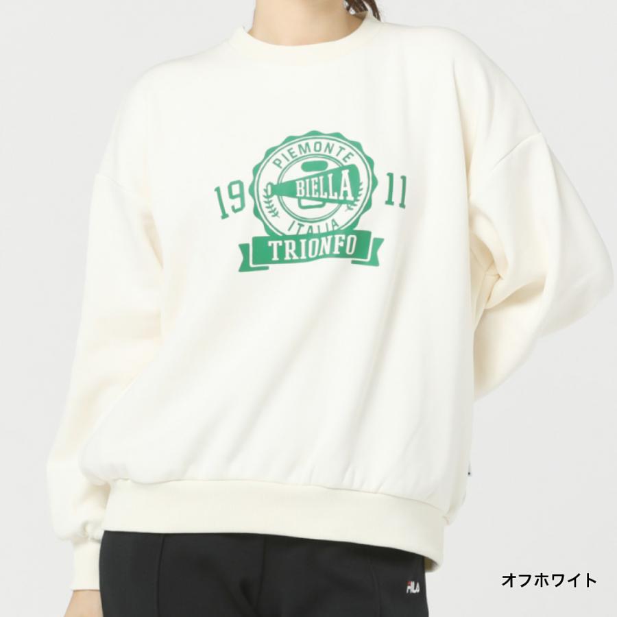 FILA（フィラ） レディース スウェット トレーナー ストレッチ裏起毛