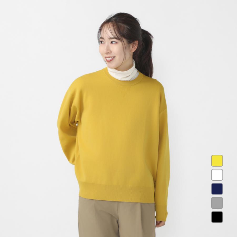 TIGORA ティゴラ レディース ウェア ウォッシャブルニットクルー TIGORA ティゴラ レディース ウェア ウォッシャブルニットクルー