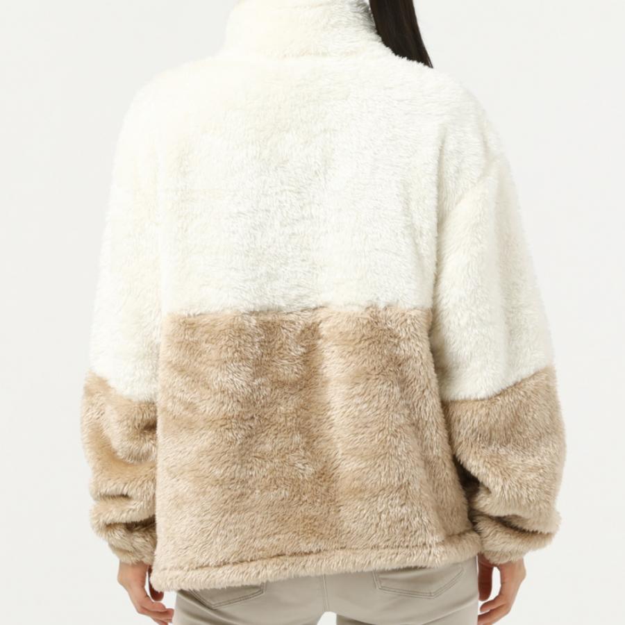 FILA（フィラ） レディース フリースジャケット ボアハーフジップ FL