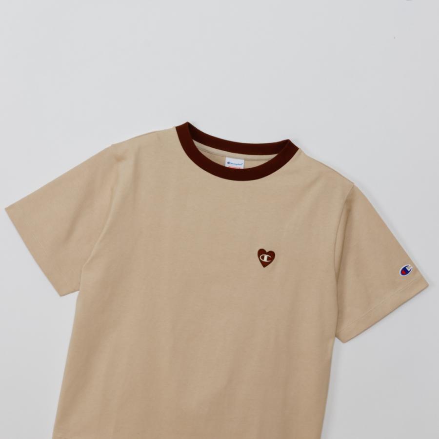 Chevon Tシャツ　シェボン　XL ベージュ セール】 【接触冷感】箔リボンモチーフTシャツ（オフホワイト