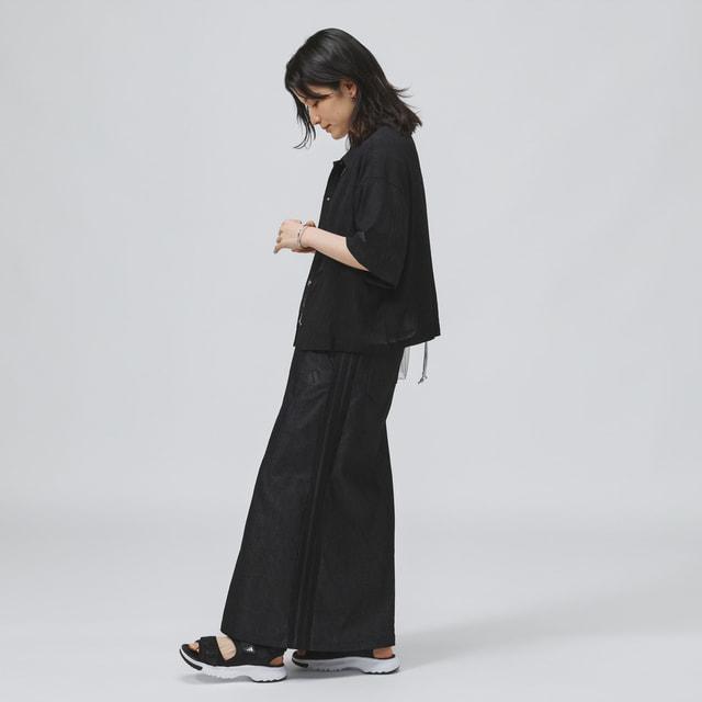 アディダス Tシャツ Lサイズ 半袖 レギンス ワーディング 上下セット 黒 adidas（アディダス） レディース 半袖 Tシャツ SOFTLUX シアー ルーズ