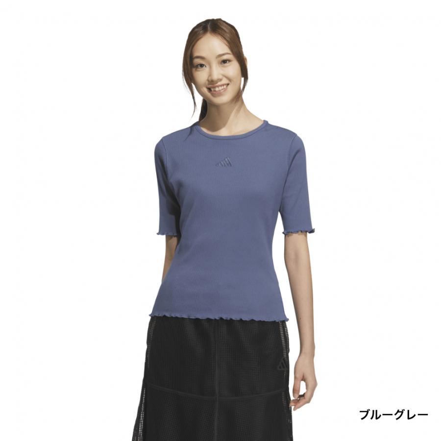 adidas（アディダス） レディース 半袖 Tシャツ Lux AD リブ 半袖T