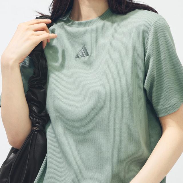 adidas（アディダス） レディース 半袖Tシャツ W LUX CA クロップド